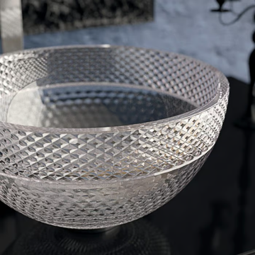 RAMADA - Countertop round crystal washbasin by Glass Design - view 3
